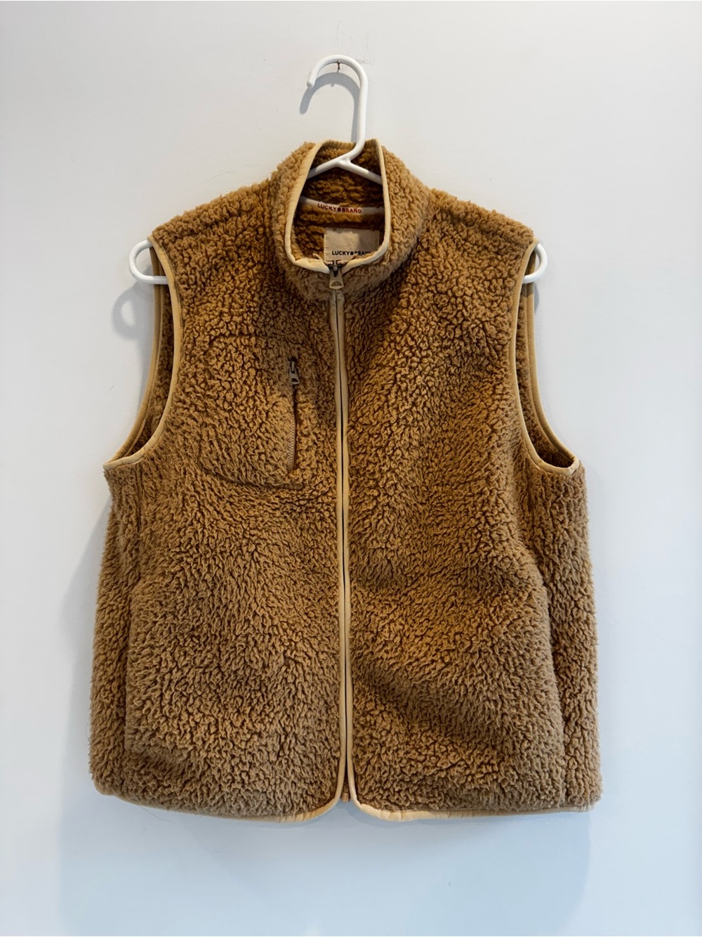 Lucky Brand Sherpa Zip Vest